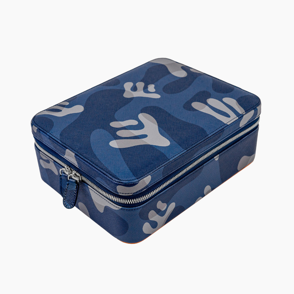 Blue Camo Watch Box – 6 Watches
