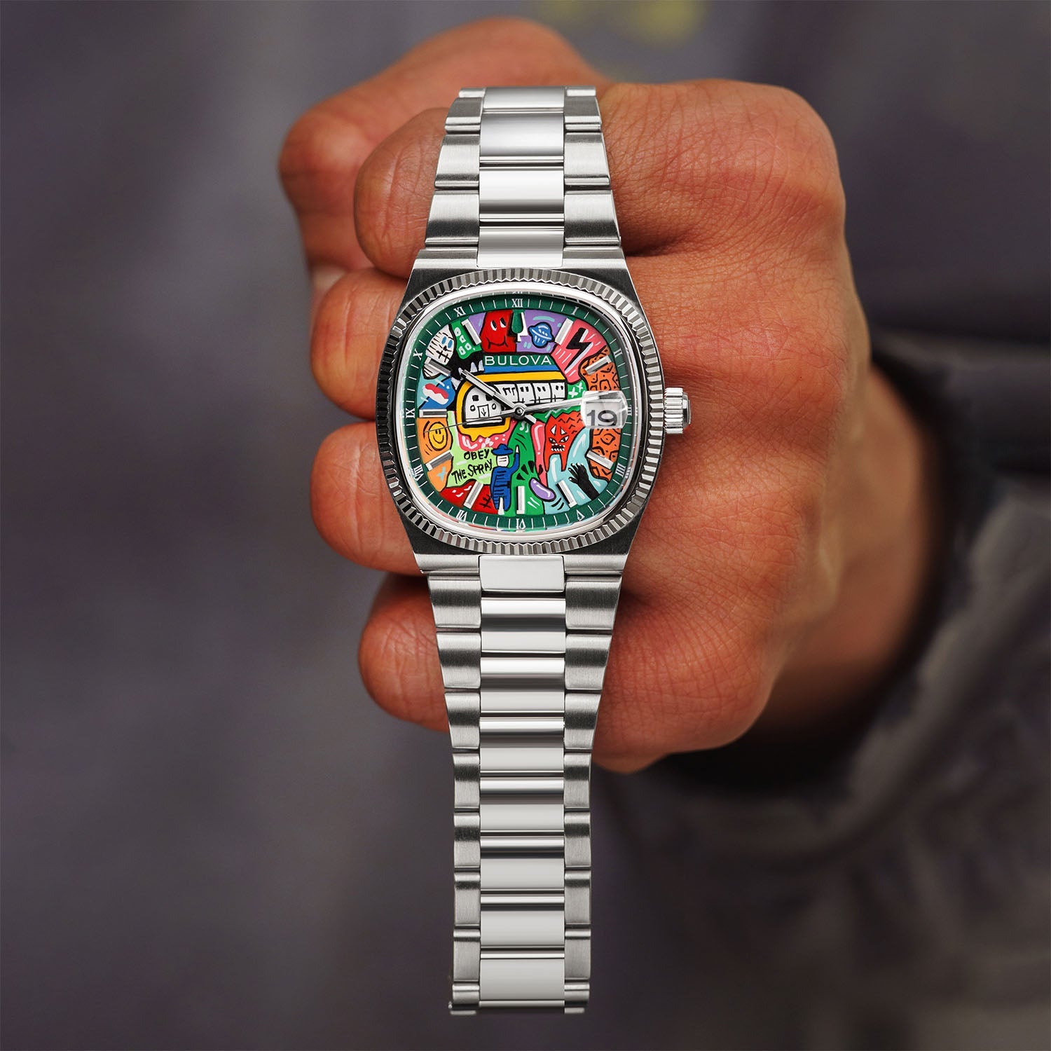 Bulova Super Seville Mural Verde