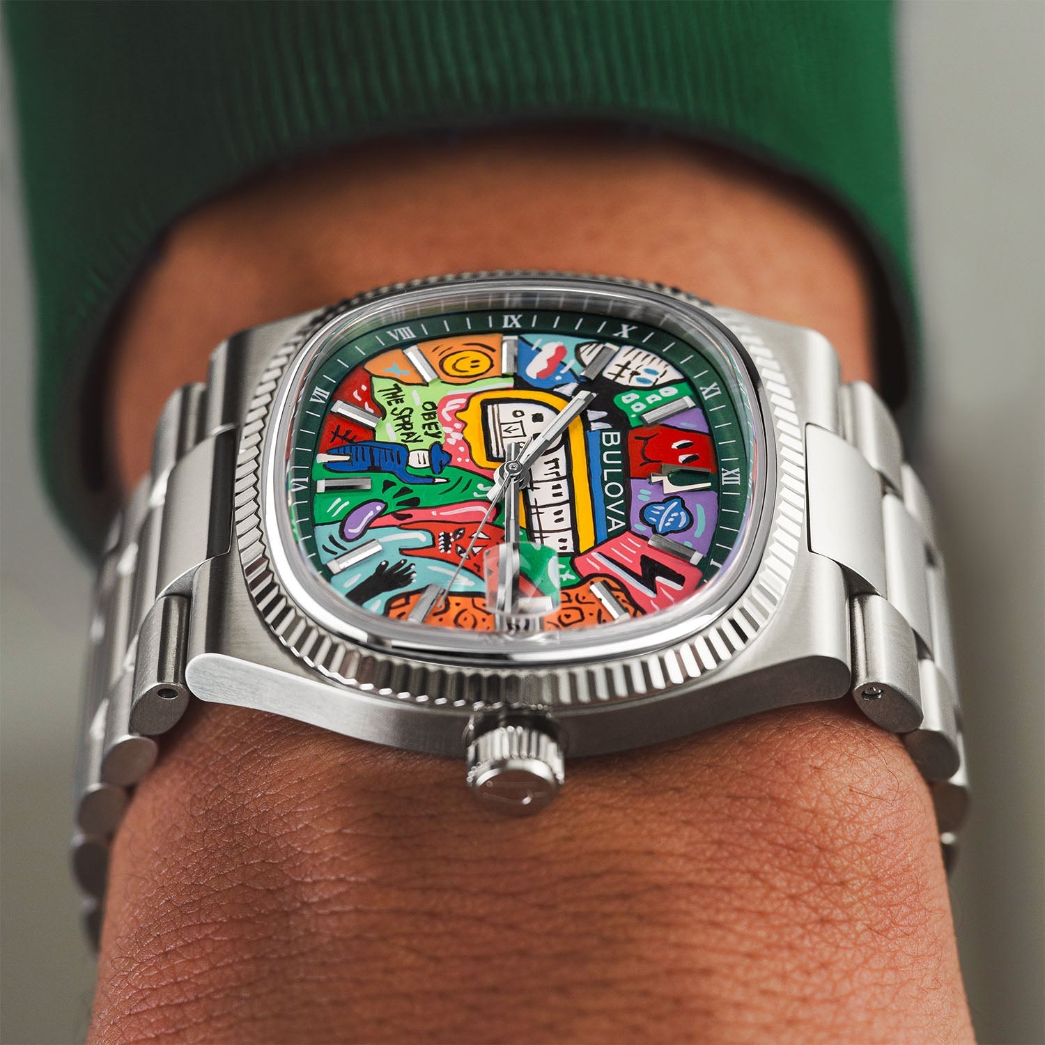 Bulova Super Seville Mural Verde