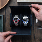 Navy Watch Roll – Two Watches