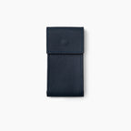Navy Leather Watch Pouch