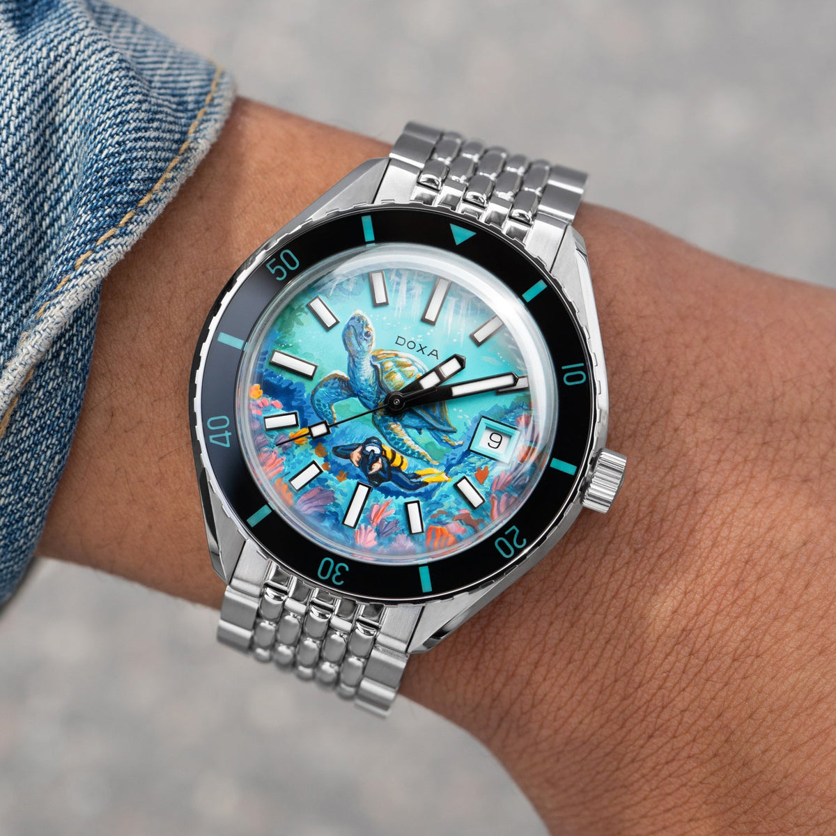 DOXA Aquamarine Reef Turtle