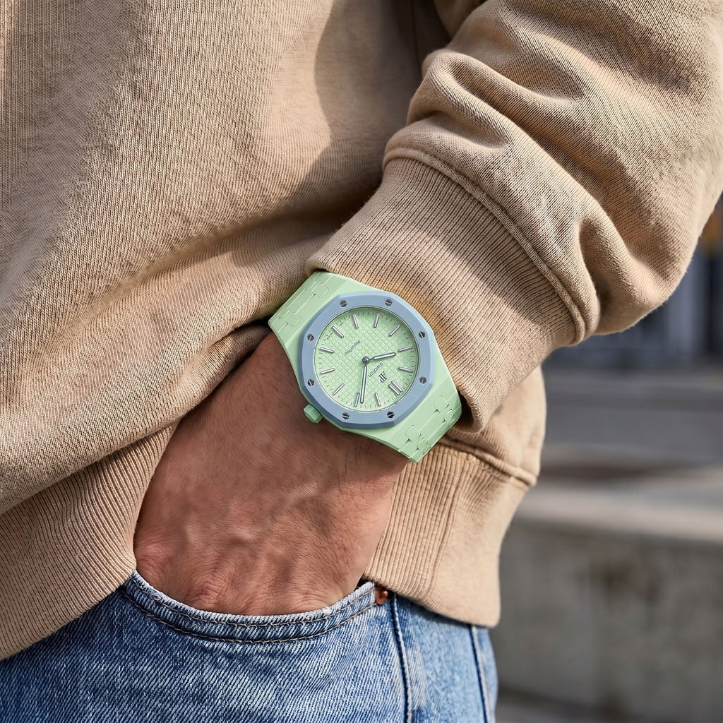 Bioceramic Strap & Case for AP X Swatch Royal Pop Blaue Acht