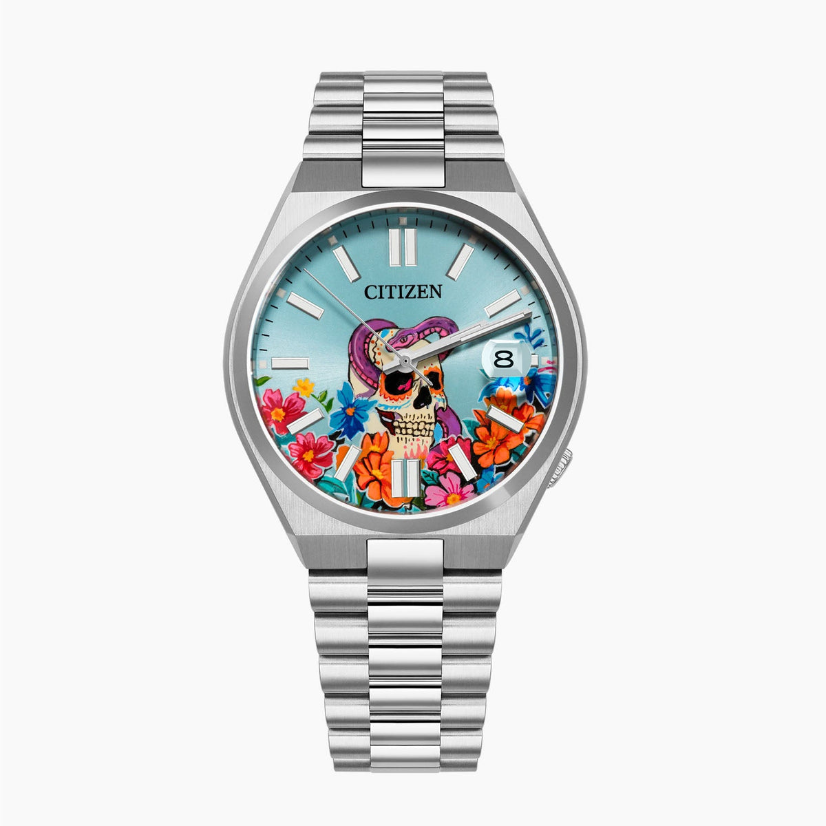 Citizen Tsuyosa Calavera Turquesa