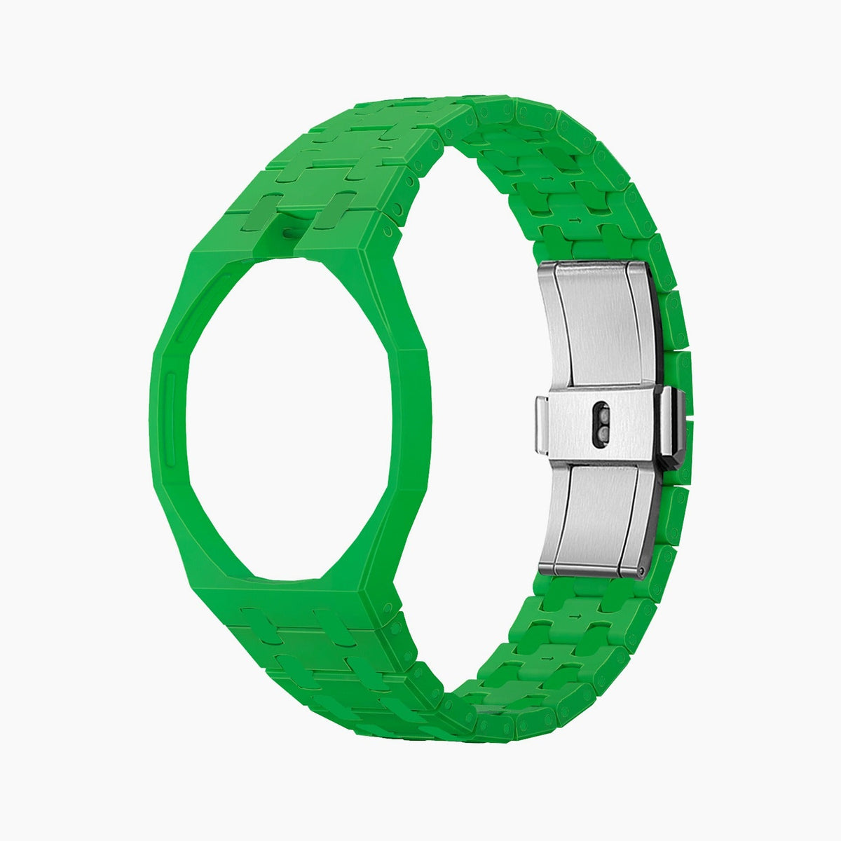 Bioceramic Strap & Case for AP X Swatch Royal Pop Green Eight