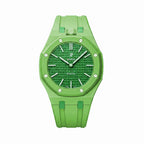 Rubber Strap & Case for AP X Swatch Royal Pop Green Eight