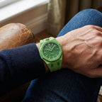 Rubber Strap & Case for AP X Swatch Royal Pop Green Eight