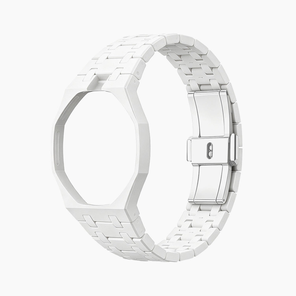 Bioceramic Strap & Case for AP X Swatch Royal Pop Huit Blanc