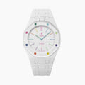Bioceramic Strap & Case for AP X Swatch Royal Pop Huit Blanc