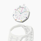 Bioceramic Strap & Case for AP X Swatch Royal Pop Huit Blanc