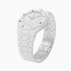 Bioceramic Strap & Case for AP X Swatch Royal Pop Huit Blanc