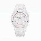 Rubber Strap & Case for AP X Swatch Royal Pop Huit Blanc