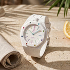 Rubber Strap & Case for AP X Swatch Royal Pop Huit Blanc