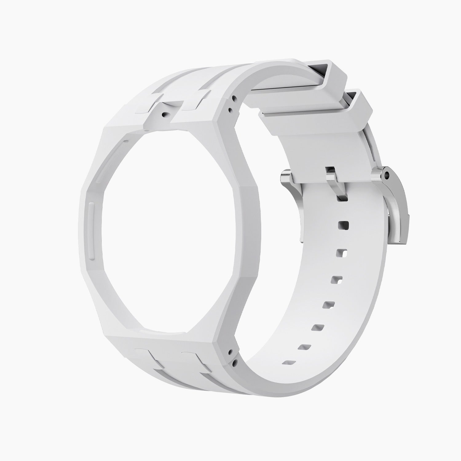 Rubber Strap & Case for AP X Swatch Royal Pop Huit Blanc