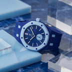 Rubber Strap & Case for AP X Swatch Royal Pop Lan Ba