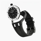 Rubber Strap & Case for AP X Swatch Royal Pop Ocho Negro
