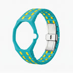 Bioceramic Strap & Case for AP X Swatch Royal Pop OTG Roz Teal