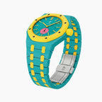 Bioceramic Strap & Case for AP X Swatch Royal Pop OTG Roz Teal