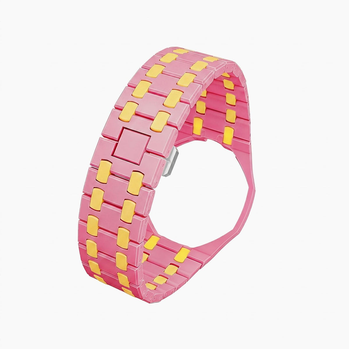 Bioceramic Strap & Case for AP X Swatch Royal Pop OTG Roz Pink