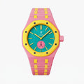 Bioceramic Strap & Case for AP X Swatch Royal Pop OTG Roz Pink
