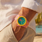 Bioceramic Strap & Case for AP X Swatch Royal Pop OTG Roz Pink