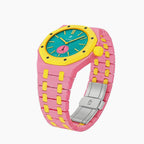 Bioceramic Strap & Case for AP X Swatch Royal Pop OTG Roz Pink