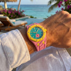 Rubber Strap & Case for AP X Swatch Royal Pop OTG Roz