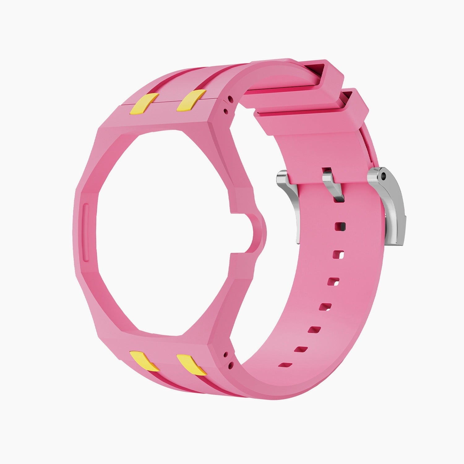 Rubber Strap & Case for AP X Swatch Royal Pop OTG Roz