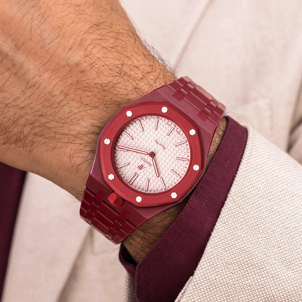 Bioceramic Strap & Case for AP X Swatch Royal Pop Otto Rosso