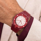 Bioceramic Strap & Case for AP X Swatch Royal Pop Otto Rosso