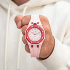 Rubber Strap & Case for AP X Swatch Royal Pop Otto Rosso