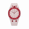 Rubber Strap & Case for AP X Swatch Royal Pop Otto Rosso
