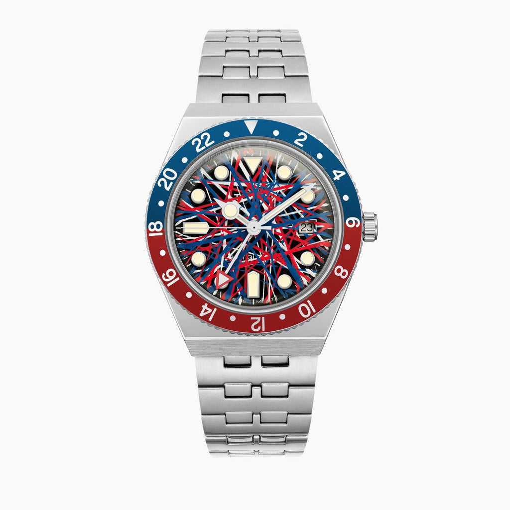 Timex Q GMT Crimson Tide
