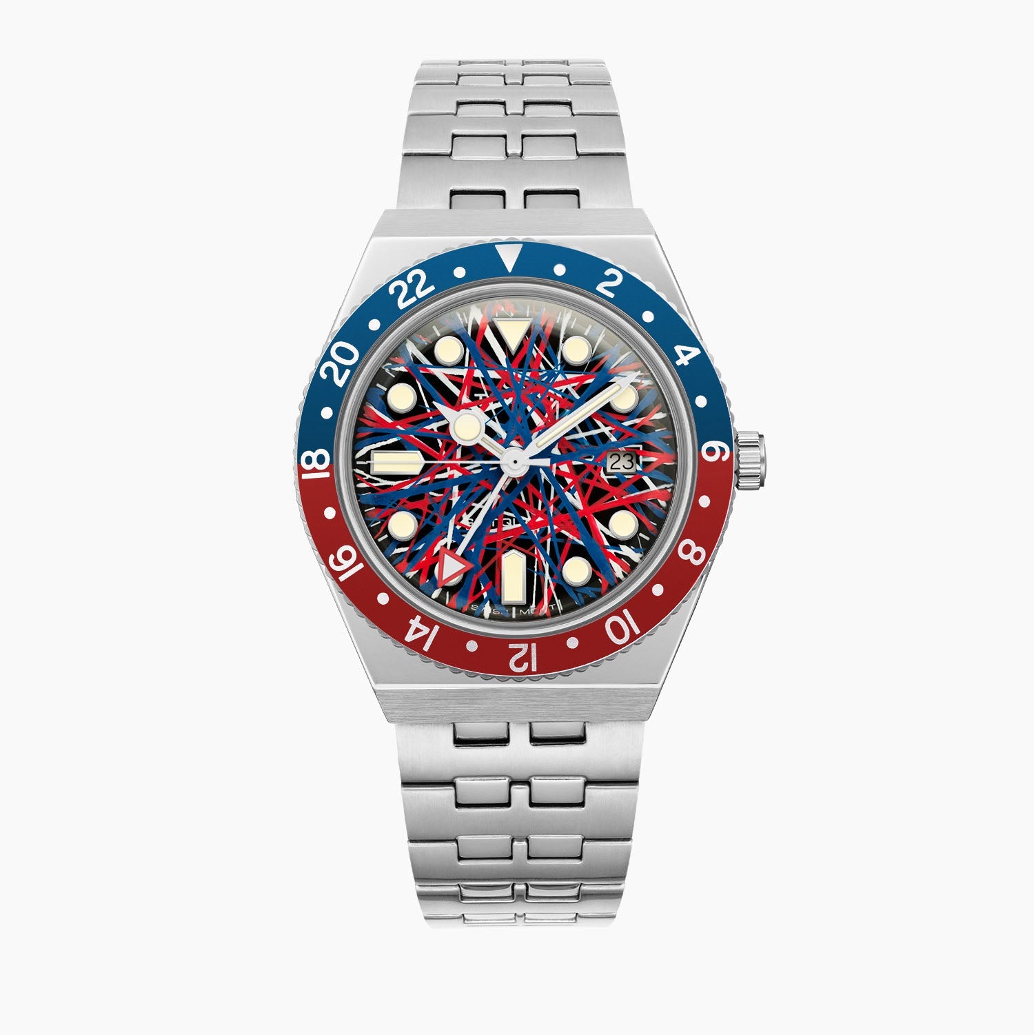 Timex Q GMT Crimson Tide