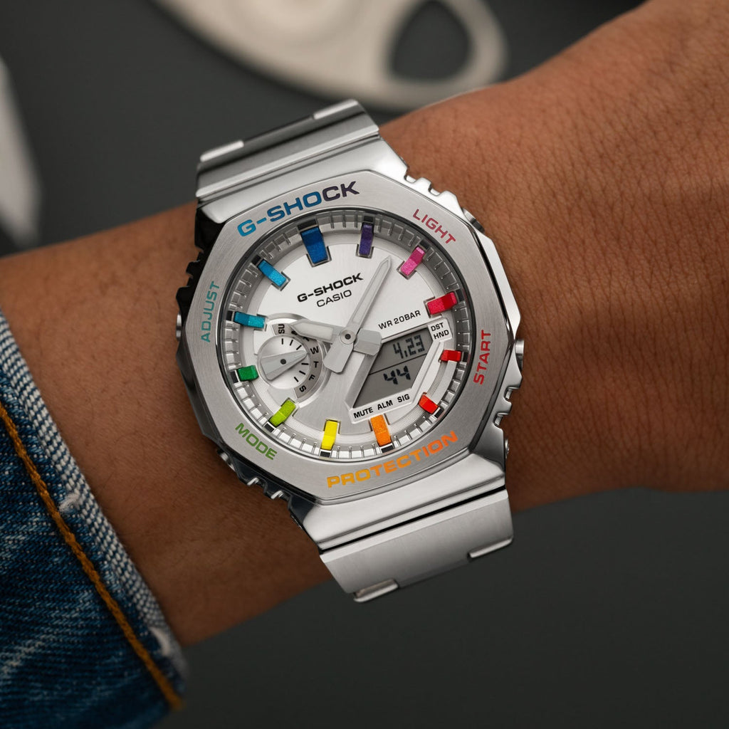 G-Shock CasiOak Full Metal Rainbow