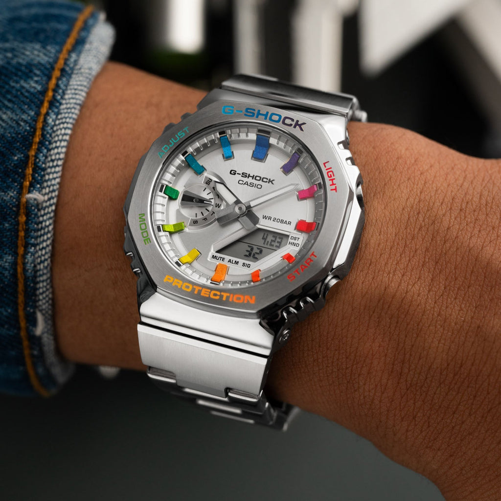 G-Shock CasiOak Full Metal Rainbow