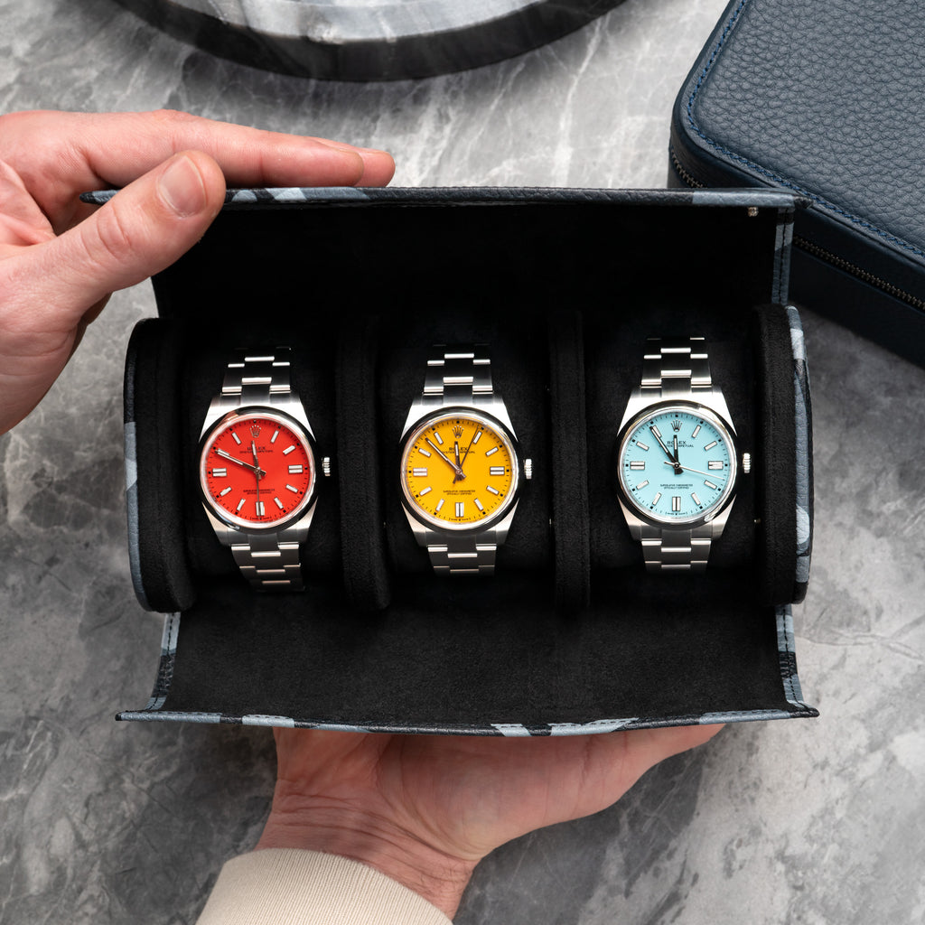 Stealth Camo Watch Roll – Three Watches