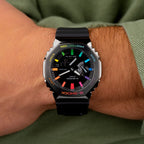 G-Shock CasiOak Black Steel Rainbow