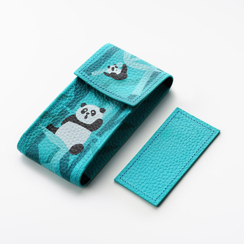 Teal Panda Watch Pouch