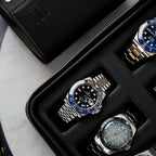 Black Saffiano Watch Box – 6 Watches